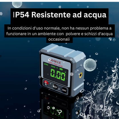 Fix&Go Misuratore angolare digitale magnetico con laser elettronico
