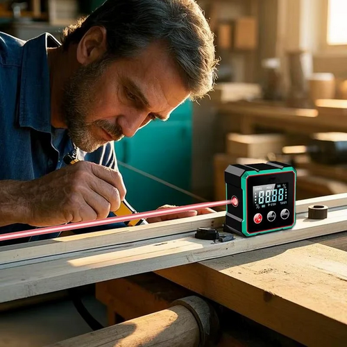 Fix&Go Misuratore angolare digitale magnetico con laser elettronico