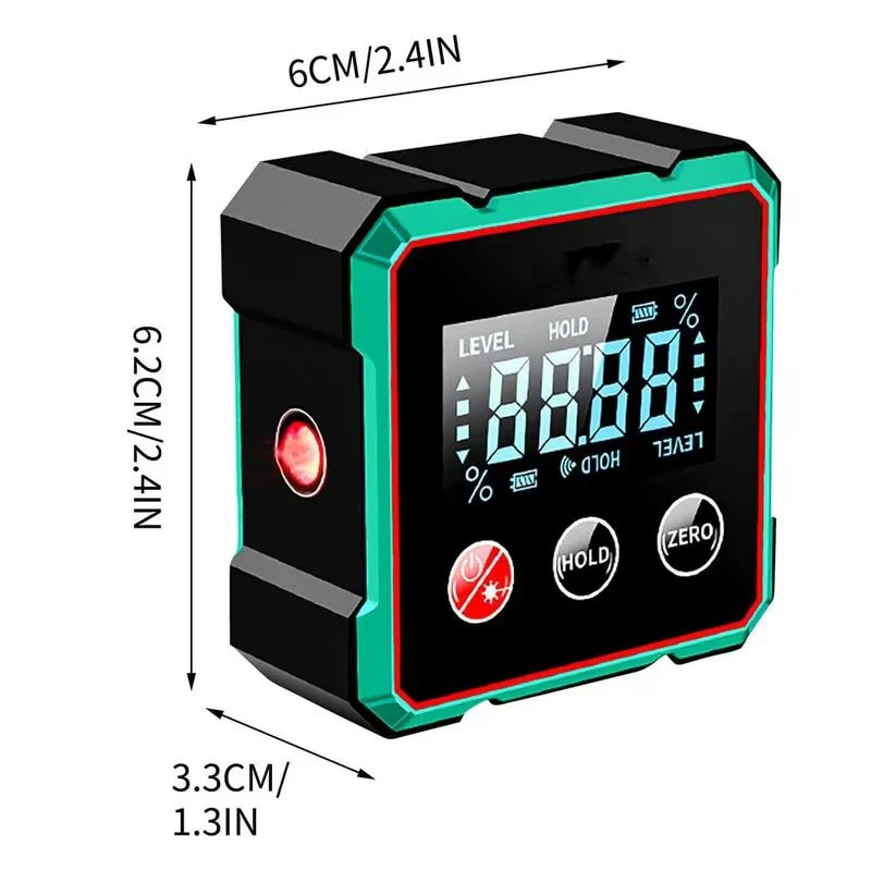 Fix&Go Misuratore angolare digitale magnetico con laser elettronico