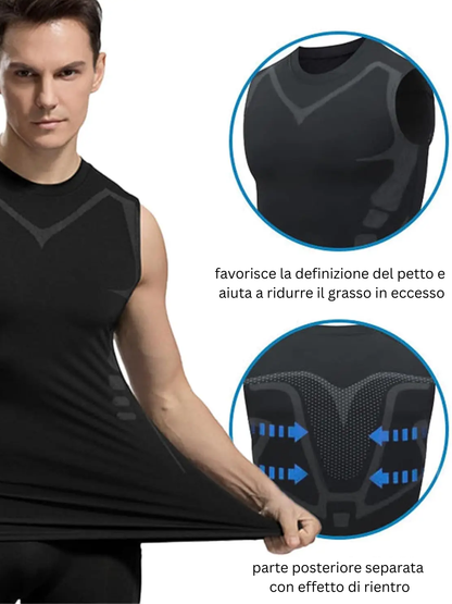 ManShapeX™ canotta modellante/compressiva